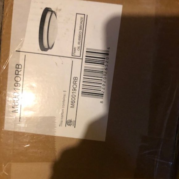 Aaru 2-Light Oil Rubbed Bronze Flush Mounted Light Fixtures (4) - Picture 2 of 2